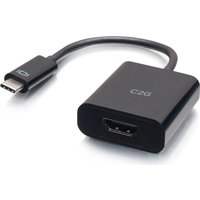 C2G USB-C to HDMI Audio/Video Adapter Converter - 4K 60Hz - Black