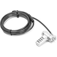 DICOTA D32180 cable lock Black. Silver 2 m