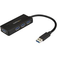 StarTech.com 4 Port USB 3.0 Hub (SuperSpeed 5Gbps) with Fast Charge