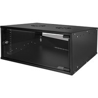 LogiLink W04C55B rack cabinet 4U Wall mounted rack Black