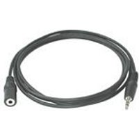 C2G 2m 3.5mm Stereo Audio Extension Cable M/F audio cable Black