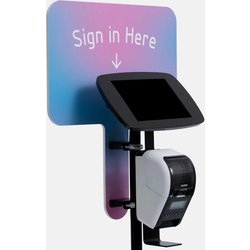 Bouncepad Floorstanding With Brother Printer Mount And Branding Board