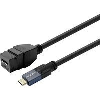 Vivolink PROKEYUSBCFM1B USB cable USB 3.2 Gen 2 (3.1 Gen 2) 1 m USB C