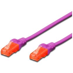 Fdl 15M CAT.6 Utp Lszh Patch Cable - Violet
