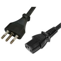 FDL 2M ITALIAN MAINS CABLE - ITALIAN MAINS PLUG - C13 IEC SOCKET
