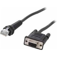 Zebra CBA-RF5-S07ZAR serial cable Black 0.82296 m DB-9 RJ-45