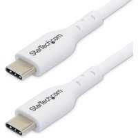 StarTech.com 2m (6.6ft) White USB-C Charging Cable 2-Pack. USB C Cable