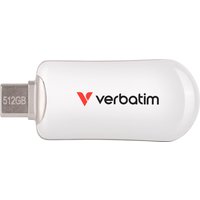 Verbatim Plectra USB-C Flash Drive White 512GB