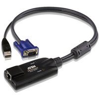 USB VGA to Cat5e 6 KVM Adapter Cable