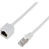 LogiLink CQX031S networking cable White 1 m Cat6a S/FTP (S-STP)