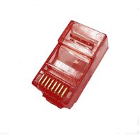FDL RED CAT.6 UTP CONNECTOR - 2 PIECE - 2 UP/6 DOWN (100pcs)
