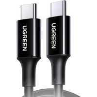 Ugreen Type C 2.0 Male To Type C 2.0 Male 5A Data Cable - Black