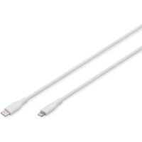 Digitus Lightning silicone connection cable. USB-C - Lightning. 0.5m.