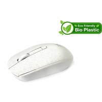 Accuratus BIO M100 WIRELESS MOUSE - BT RF WHITE