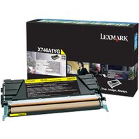 Lexmark X746A1YG Toner cartridge yellow return program. 7K pages ISO/I