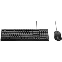 Belkin BBZ014DE keyboard Mouse included Home/Office USB German Black