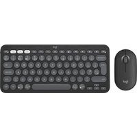 Logitech 920-012233 keyboard Mouse included Universal RF Wireless + Bluetooth QWERTY UK English Graphite