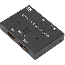 Fdl 2 Way Displayport BI-DIRECTIONAL Switch - 8K