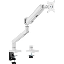 Levelone Equip 650185 17-35 Premium Monitor Desk Mount Bracket; White Levelone Equip 650185 17-35 Premium Monitor Desk Mount Bracket; White