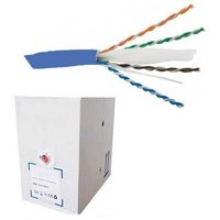 FDL CAT.6 UTP STRANDED PATCH CABLE LSZH (305M BOX) - BLUE