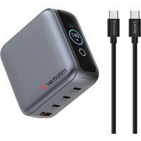 Verbatim Mini GaN Charger 140W with Display