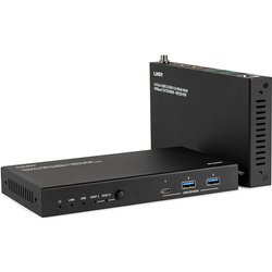 Lindy 100M Cat.6A 2 Host Usb 3.2 Gen 1 & Hdmi 4K60 Hdbaset Extende