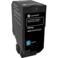Lexmark 74C2SC0 Toner-kit cyan return program. 7K pages ISO/IEC 19798