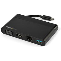StarTech.com USB C Multiport Adapter with HDMI. VGA. Gigabit Ethernet