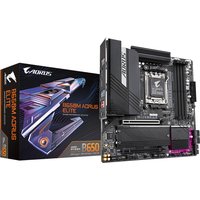 GIGABYTE B650M AORUS ELITE Motherboard - AMD Ryzen 9000 CPUs, 12+2+2 Phases VRM, up to 8000MHz DDR5, 1xPCIe 5.0 + 1xPCIe 4.0 M.2, 2.5GbE LAN, USB 3.2 Gen 2x2