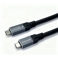 Vivolink USB-C to USB-C Cable 1m - USB4. 40Gbps. 100W PD. 8K. Enterpri