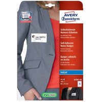 Avery J4785-20 self-adhesive label Rounded rectangle Removable White 2