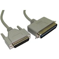Cables Direct 1m. D25 M/C50 M SCSI cable Grey External 25-p Centronics