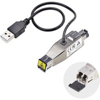 StarTech.com Gigabit Fiber to RJ45 Ethernet Media Converter Dongle. Op