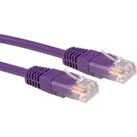 Cables Direct URT-600V networking cable Violet 0.5 m Cat5e U/UTP (UTP)