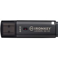 Kingston Technology IronKey 64GB Locker Plus 50 G2. FIPS 197. AES-256