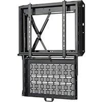 B-Tech Flat Screen Wall Mount With Pull-down AV Storage Tray (VESA 600