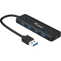 Equip 4-Port USB 3.2 Gen 1 Hub with USB-C Adapter
