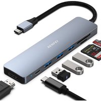 Benfei 000307GREY interface hub USB Type-C 5000 Mbit/s Grey