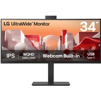 LG 34BA85QE-B computer monitor 86.4 cm (34") 3440 x 1440 pixels Wide Quad HD LCD Black