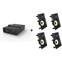 Audiopack Subwoofer + 4 x premium wall speakers (Limited