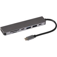 Maplin USB-C Multiport Hub to 2x USB-A 3.0 / HDMI / 2x USB-C / SD &