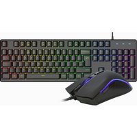 VIDA REBEL 2IN1 BLACK USB DESK KIT keyboard Mouse included Gaming QWER