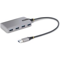 StarTech.com 4-Port USB Hub - USB 3.0 5Gbps. Bus Powered. USB-A to 4x