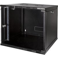 LogiLink W09B54B rack cabinet 9U Wall mounted rack Black