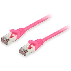 Equip Cat.6A S/Ftp Patch Cable. Pink. 0.25M