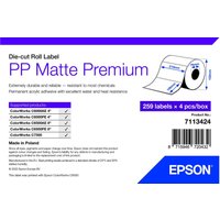 Epson PP Matte Label Premium. Die-cut Roll. 105mm x 210mm. 259 Labels