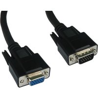 Cables Direct SVGA. 15m. M-F VGA cable VGA (D-Sub) Black