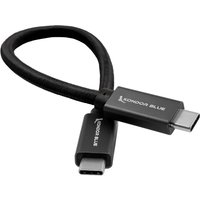 Kondor Blue KB-USBC-BK USB cable USB 3.2 Gen 2 (3.1 Gen 2) 0.216 m Bla