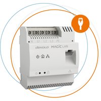 Devolo Magic 2 LAN DINrail 2400 Mbit/s Ethernet LAN White 1 pc(s)