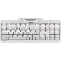 CHERRY KC 1000 SC keyboard Universal USB AZERTY Belgian White